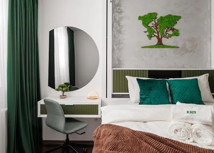 Kronsmart Apartment: Cozy Fireplace & Free Parking Lägenhet *